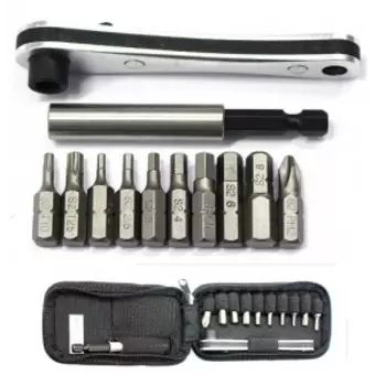 Набор бит с трещеткой Bike Hand, 2/2.5/3/4/5/6/8/+/T10/T25, YC-146