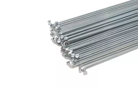 Спицы велосипедные, 260 мм, нержавеющая сталь, 144 штуки, серебристый, silver