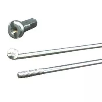 Спицы велосипедные TBS, 14GX252 мм, с ниппелем NIPPLE L:1/2, C/14GX252