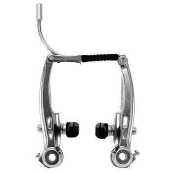 Тормоза HORST V-брейк, передние+задние, 110мм, алюминий, серебристый, 00-171201