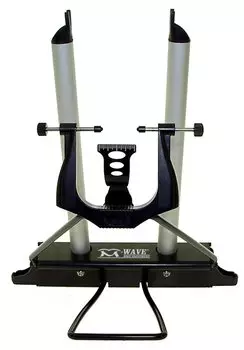 Стенд M-Wave для регулирования "восьмерки" на колесах универсальный алюминий/сталь складной, 5-880069