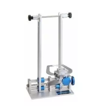 Стенд TOOPRE для сборки колес 16"-29", для втулок 55-200мм, алюминий, серебристо-синий, TL-1.0 (SE)