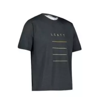 Велоджерси Leatt MTB Trail 1.0 Jersey, короткий рукав, BLACK, 2022, 5022080562