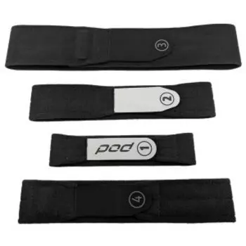 Стрепы наколенников POD KX 3.0 Strap Set, Black, 2025, KX36-BLK-BL-XL/2X