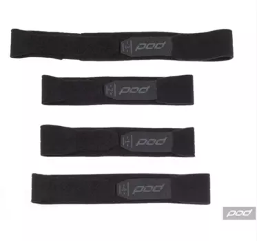Стрепы наколенников POD KX Black/Gray, 2025, KP330-014-MD/LG (Размер: M/L)