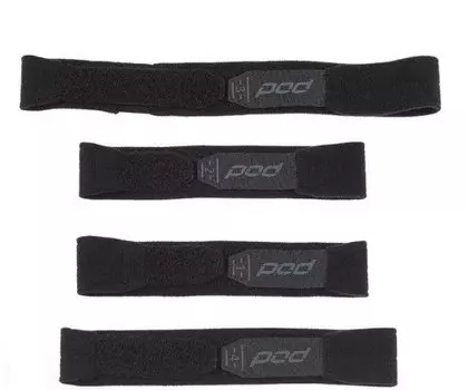 Стрепы наколенников POD KX. Black/Grey, 2021, KP330-014-XL/2X (Размер: XXXL )