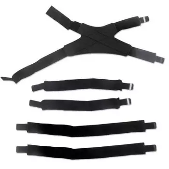 Стрепы подростковые Leatt C-Frame Junior, Black, 2025, 4017331050