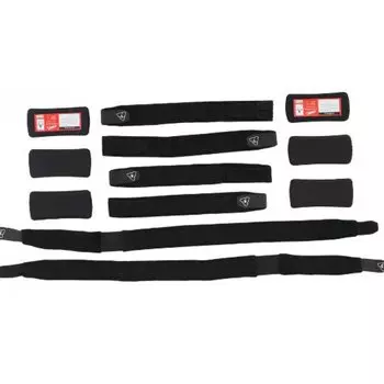 Стрепы подростковые Leatt Z-Frame Strap Kit Junior Pair, Black, 2024, 4020004690