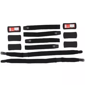 Стрепы подростковые Leatt Z-Frame Strap Kit Junior Pair, Black, 2025, 4020004690