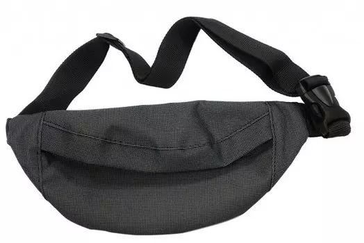 Сумка Alpine, поясная, нейлон, темно-серая, сп051.022.102