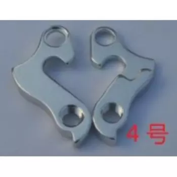 Держатель велосипедный "петух" Haiwey №4, с болтом, серебристый, 4