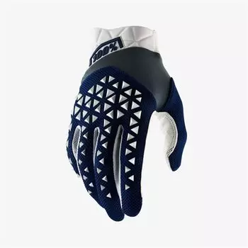 Велоперчатки 100% Airmatic Glove, Navy/Steel/White, 2020