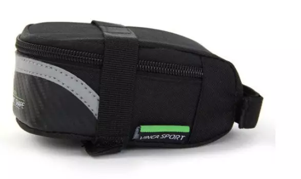 Сумка под седло, Vinca Sport, 600D полиэстер, 140*85*60мм, CB 6015 black
