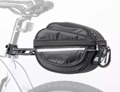 Сумка под велоседло AUTHOR A-N LitePack6 X7 2 отделения на 6 литров, с чехлом, черная, 8-15000086