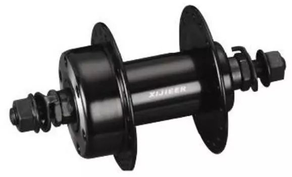 Втулка велосипедная Vinca Sport, передняя, 36 отверстия, на гайках, чёрная, GA-23F black