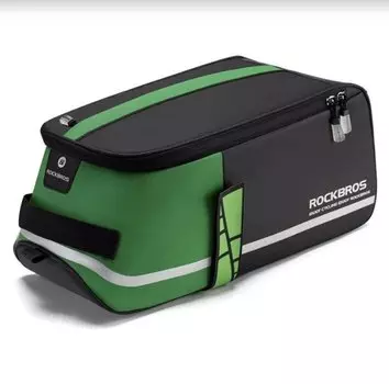 Сумка ROCKBROS на багажник с зеленой вставкой, RB_30140019001