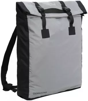 Сумка-рюкзак Didriksons TOTE REFLECTIVE BACKPACK, 075 серебро, 503084