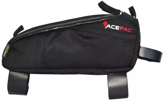 Сумка велосипедная ACEPAC Fuel Bag L, 1.2L, на верхнюю трубу рамы, black, 107303