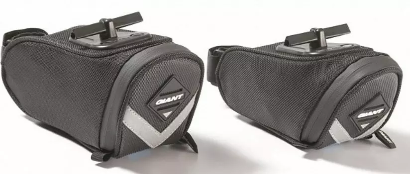Сумка велосипедная Giant EVA Saddle Bag, Large, под седло, черный, 131143