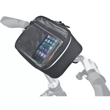 Сумка велосипедная на руль KLS GIRON, 2л, 23х15х7см, окошко для смартфона/планшета, влагостойкая