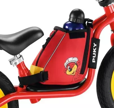 Сумка велосипедная Puky LRT, для беговелов, с ремнем, red/yellow, 9703