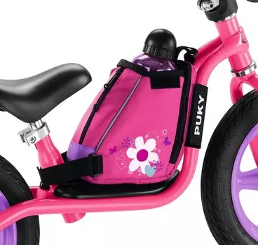 Сумка велосипедная Puky LRT, для беговелов, с ремнем, lilac/rose, 9704