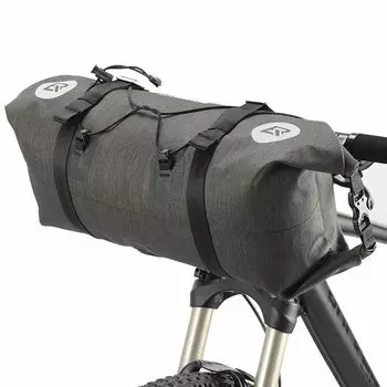 Сумка велосипедная Rockbros, на руль, водонепроницаемая, 12/15 л, серый, AS-015