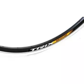 Обод велосипедный TRIX, 28-29", 622х19,6/22,8х20,2 мм, алюминий, двойной, 36H, A/V, чёрный, YKL-D2 28-29"bla