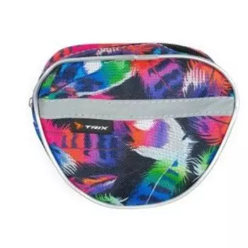 Сумка велосипедная TRIX, крепление на руль, детская, 15х12х7 см, водонепроницаемая, с рисунком, вс036.ф.1 фиолетовая