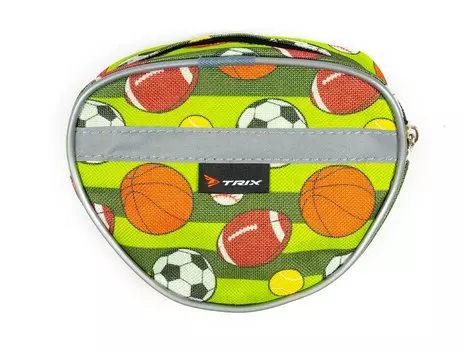 Сумка велосипедная TRIX, на руль, детская, 15х12х7см, водонепроницаемая, с рисунком, жёлтый, BG-TX-036-0-YL