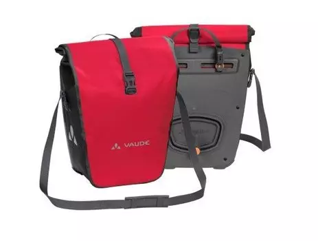 Сумка велосипедная VAUDE Aqua Back, большая, на багажник, комплект 2 шт, red, 12411