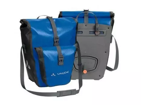 Сумка велосипедная VAUDE Aqua Back Plus, большая, на багажник, комплект 2 шт, blue, 12412