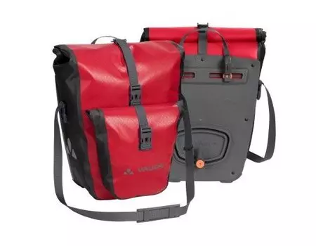 Сумка велосипедная VAUDE Aqua Back Plus, большая, на багажник, комплект 2 шт, red, 12412