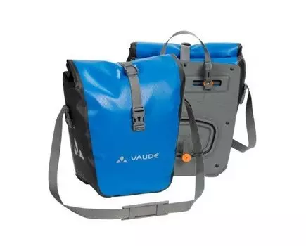 Сумка велосипедная VAUDE Aqua Front, большая, на багажник, комплект 2 шт, blue, 12493