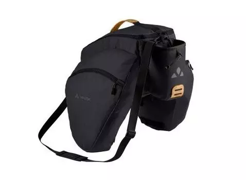 Сумка велосипедная VAUDE eSilkroad Plus, большая, на багажник, black, 14368