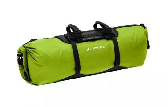 Сумка велосипедная VAUDE Trailfront, на руль, большая, black/green, 12699