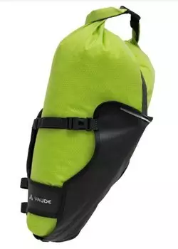 Сумка велосипедная VAUDE Trailsaddle, подседельная, большая, black/green, 12700