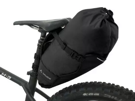 Сумка велосипедная VAUDE Trailsaddle, подседельная, большая, black uni, 12700