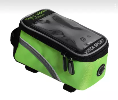 Сумка велосипедная Vinca Sport, на раму, 195*100*100 мм, лайм, FB 07-2 L lime