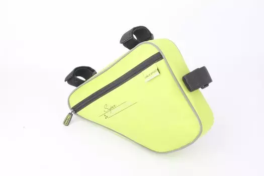 Сумка велосипедная Vinca Sport, под раму, 280*210*40 мм, лайм, FB 05-1 lime