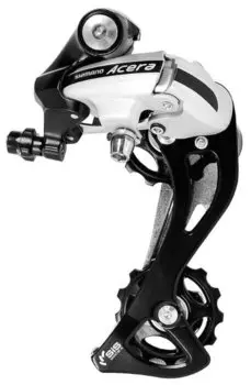 Суппорт-переключатель велосипедный SHIMANO Acera RD-M360-S, задний, SGS, 7-8 скоростей, серебристый, 370043