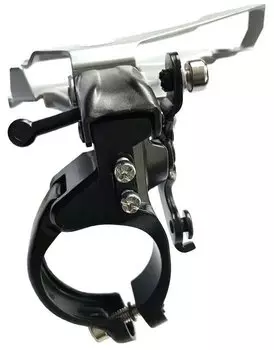 Суппорт-переключатель велосипедный SHIMANO ALTUS, передний, двойная тяга, верхний хомут, 34,9 мм, 44/48 зубьев, 2-8193