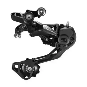 Суппорт-переключатель задний SHIMANO DEORE KRDM6000SGS, 10 скоростей, резьба, длинный, черный, 2-8118