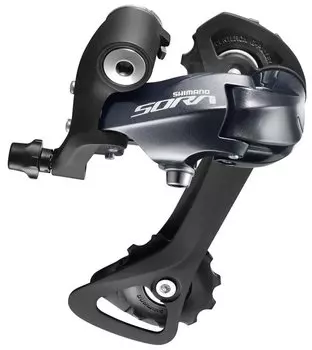 Суппорт-переключатель задний SHIMANO SORA ARDR3000GS, 9 скоростей, резьба, средний, черный, 2-8288