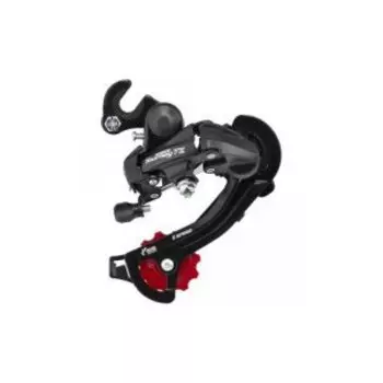 Суппорт-переключатель задний SHIMANO TOURNEY ARDTZ500GSB, 6 скоростей, крюк, средняя лапка, черный, 2-8192
