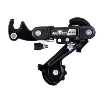 Суппорт/переключатель задний SUNRACE RDM15.LDB0.ES4.HP, 5 скоростей, 13T-28T, длинная лапка, под резьбу, 06-201458