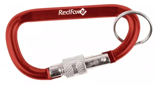 Сувенир RED FOX MR-73010 брелок-карабин муфта красный