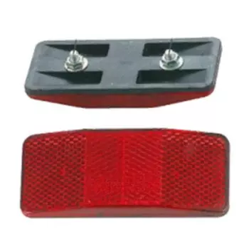 Светоотражатель Hualong, задний, красный, пластик, HL-R08