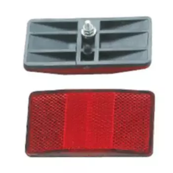 Светоотражатель Hualong, задний, красный, пластик, HL-R09