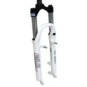 Вилка велосипедная RST GILA TNL, 29"х28,6 мм, пружинно-масляная, ход 100 мм, для дисковых тормозов, белый, 1-0426
